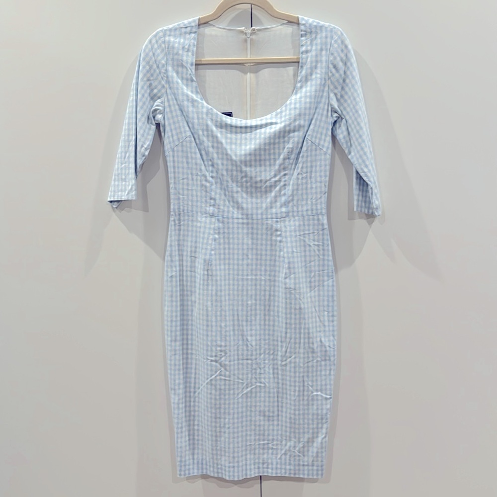 PAMELA BARISH GINGHAM DRESS